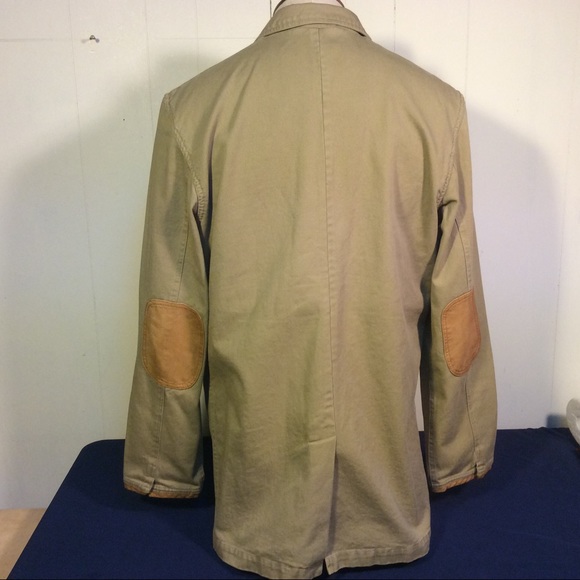 Orvis Canvas Safari jacket with elbow patches mens - Picture 3 of 11